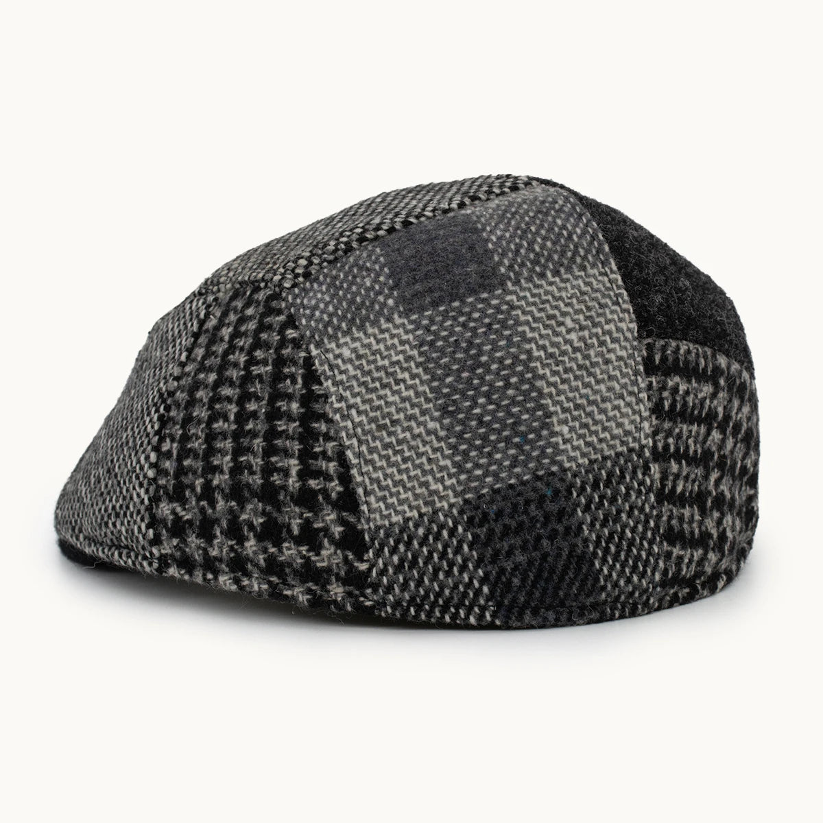 Gorra Paula Original Patchwork Gris vista lateral - sompaula