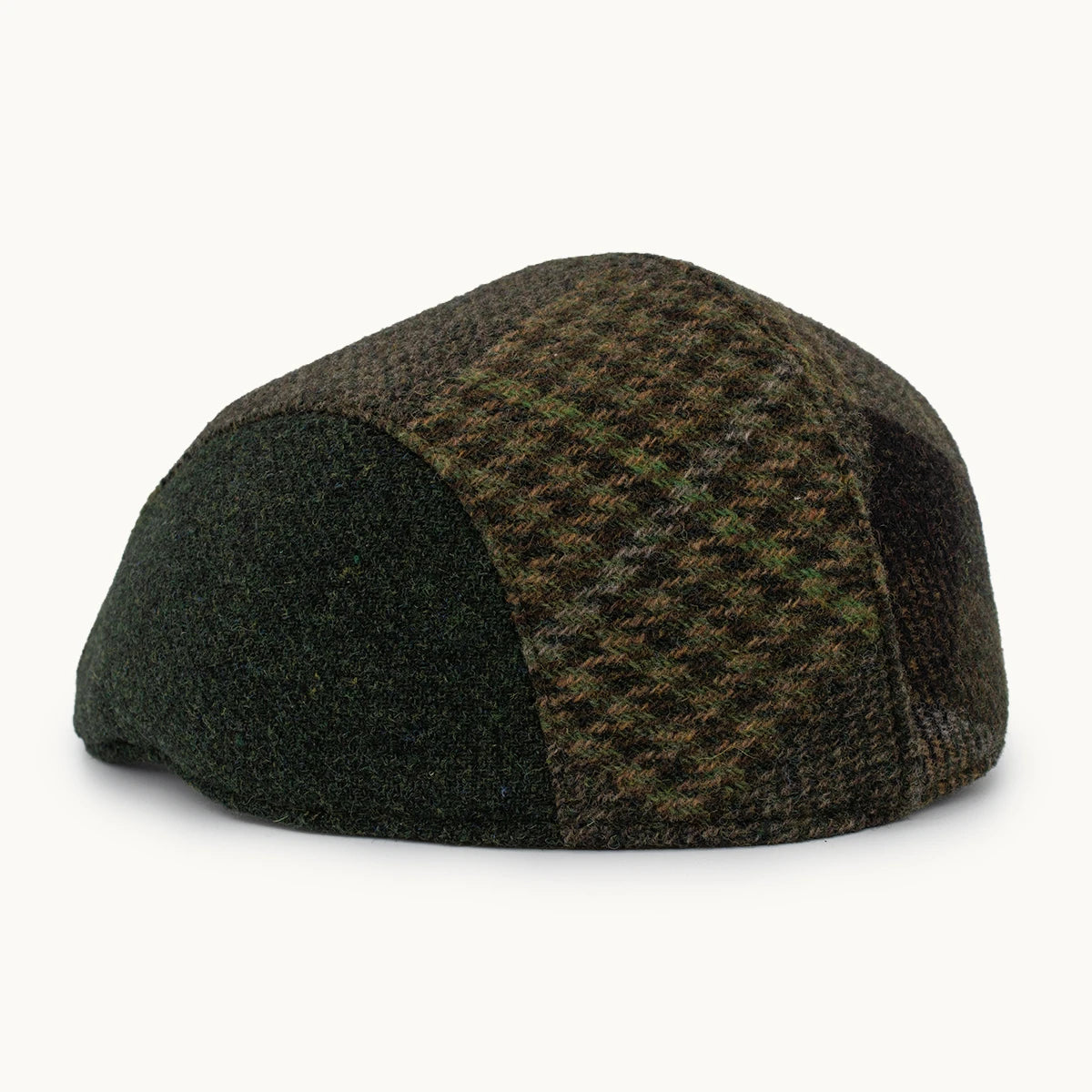 Gorra Paula Original Patchwork Verde Bosque vista lateral - sompaula