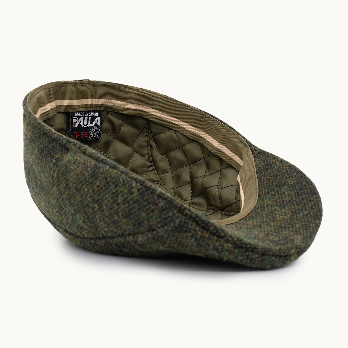 Gorra Paula Original Heather Verde Musgo vista lateral - sompaula