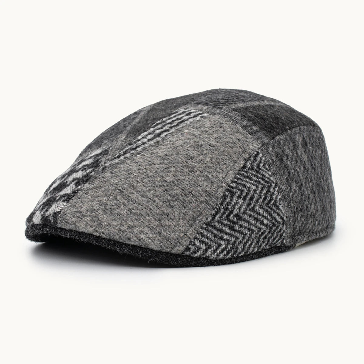 Gorra Paula Original Patchwork Gris Claro vista frontal - sompaula