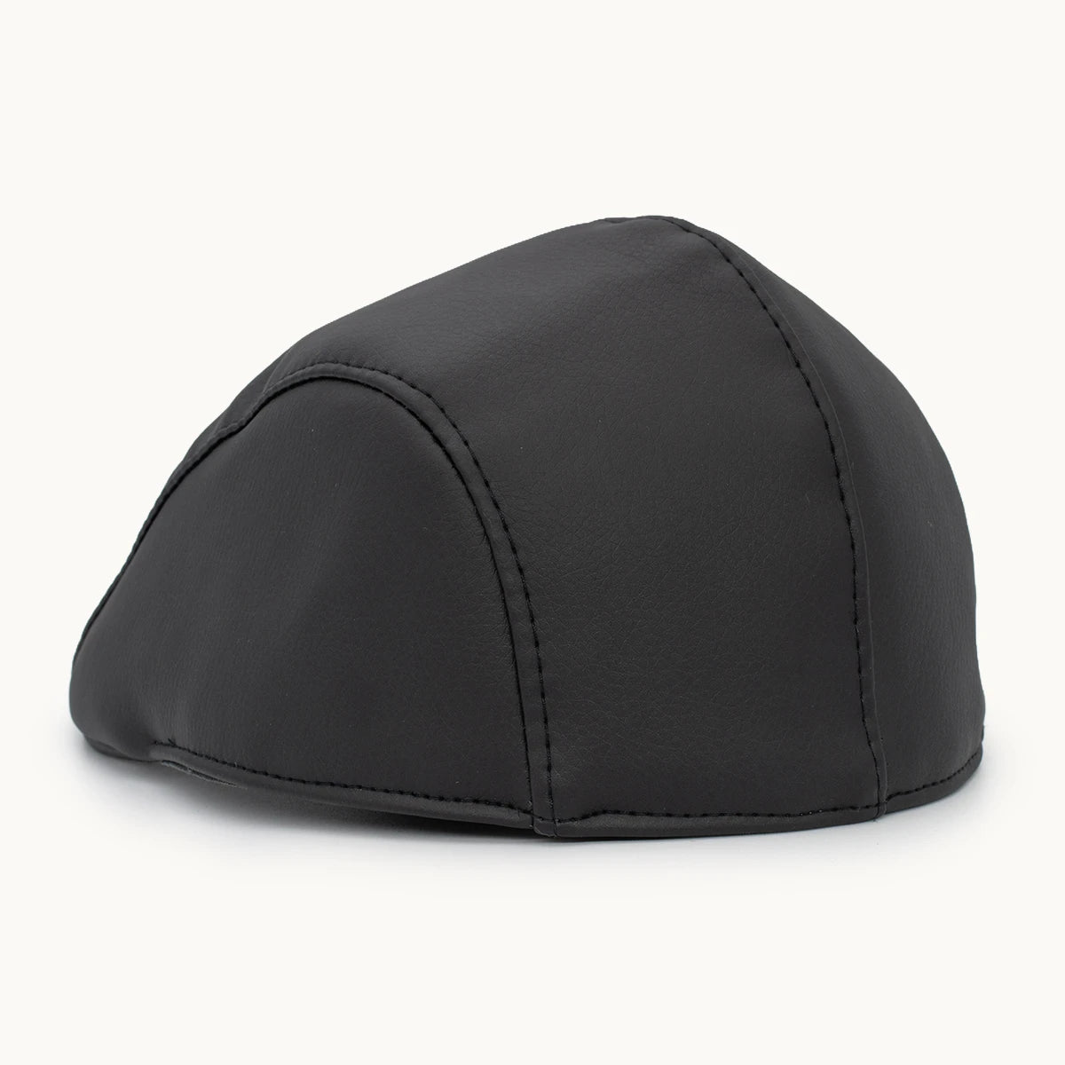 Gorra Paula Original Faux Leather Negro vista lateral - sompaula