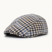 Gorra Paula Original Equestrian Azul y Arena vista frontal - sompaula