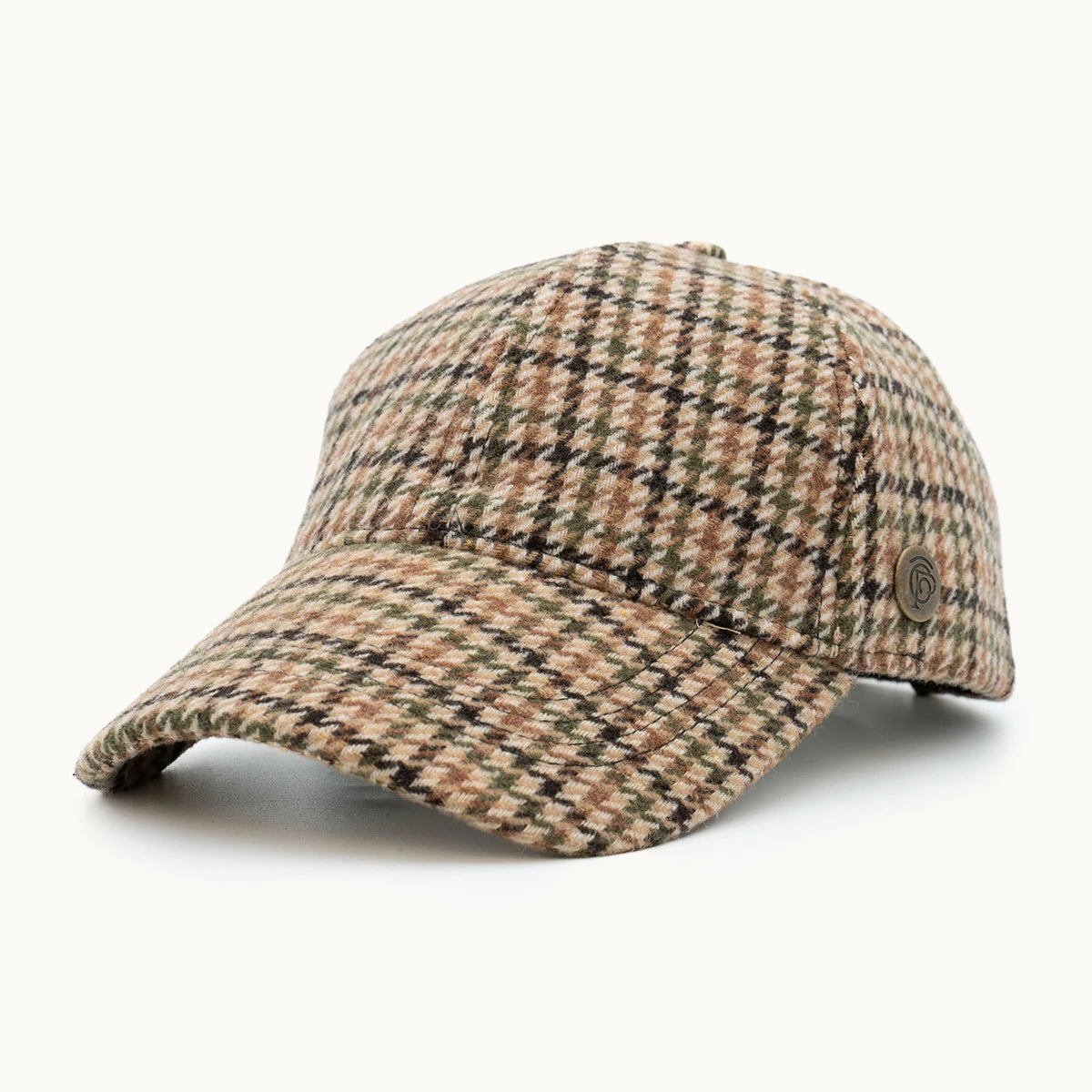 Gorra Paula Clásic Equestrian Beige y Marrón vista frontal - sompaula