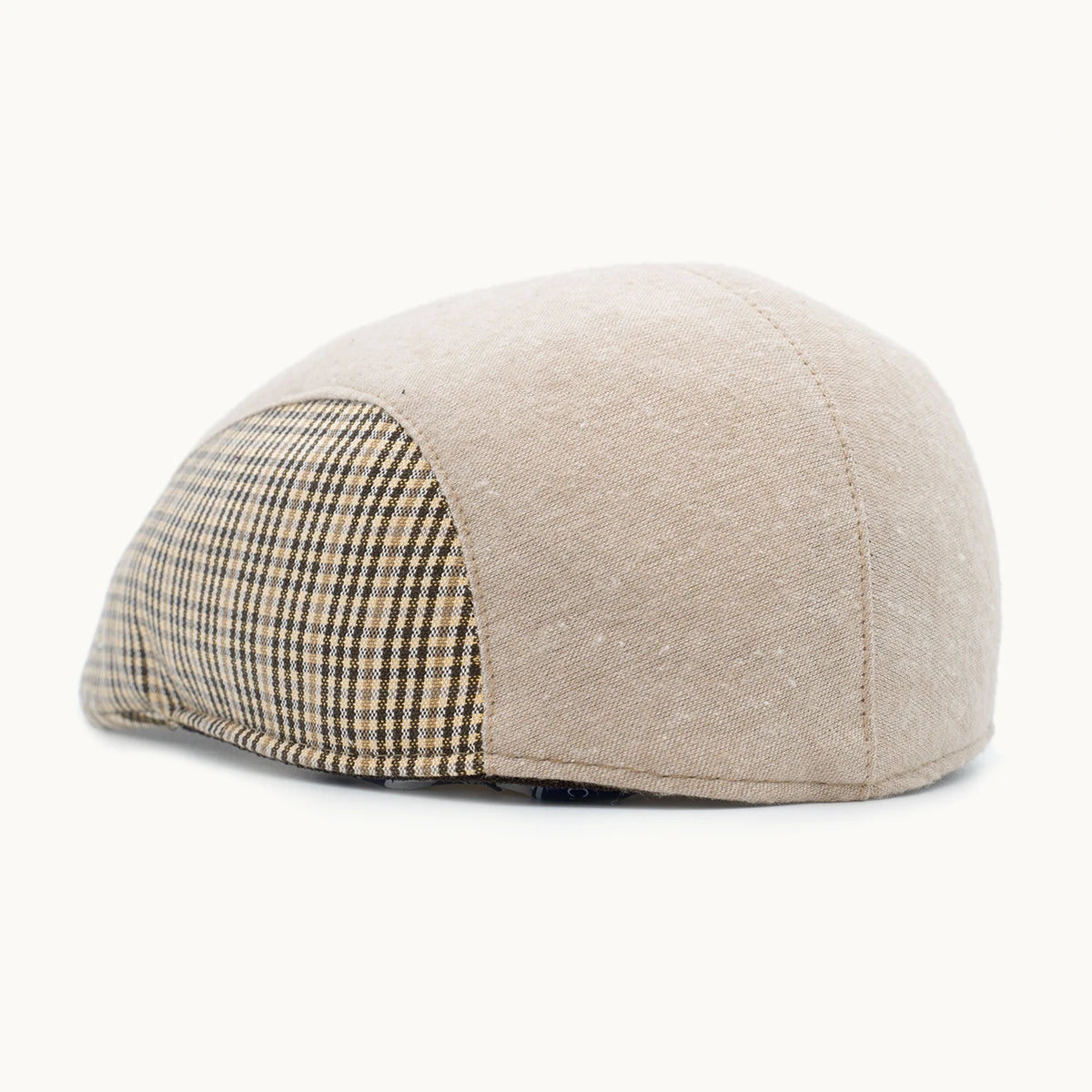 gorra beige claro parte trasera ajuste