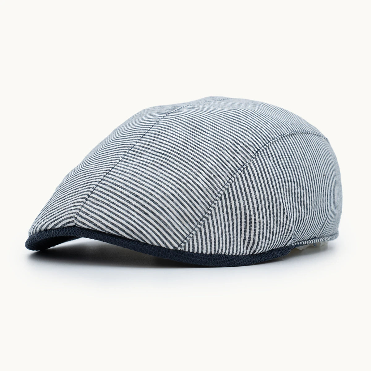 gorra algodón rayas azul marino Paula Original ligera y elegante