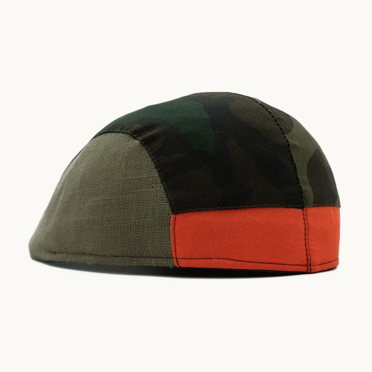 gorra camuflaje verde parte trasera ajuste