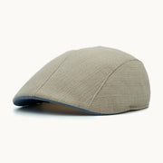 gorra lino arena y azul Paula Original