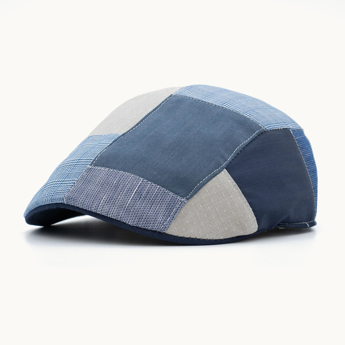 gorra patchwork azul algodón Paula Original