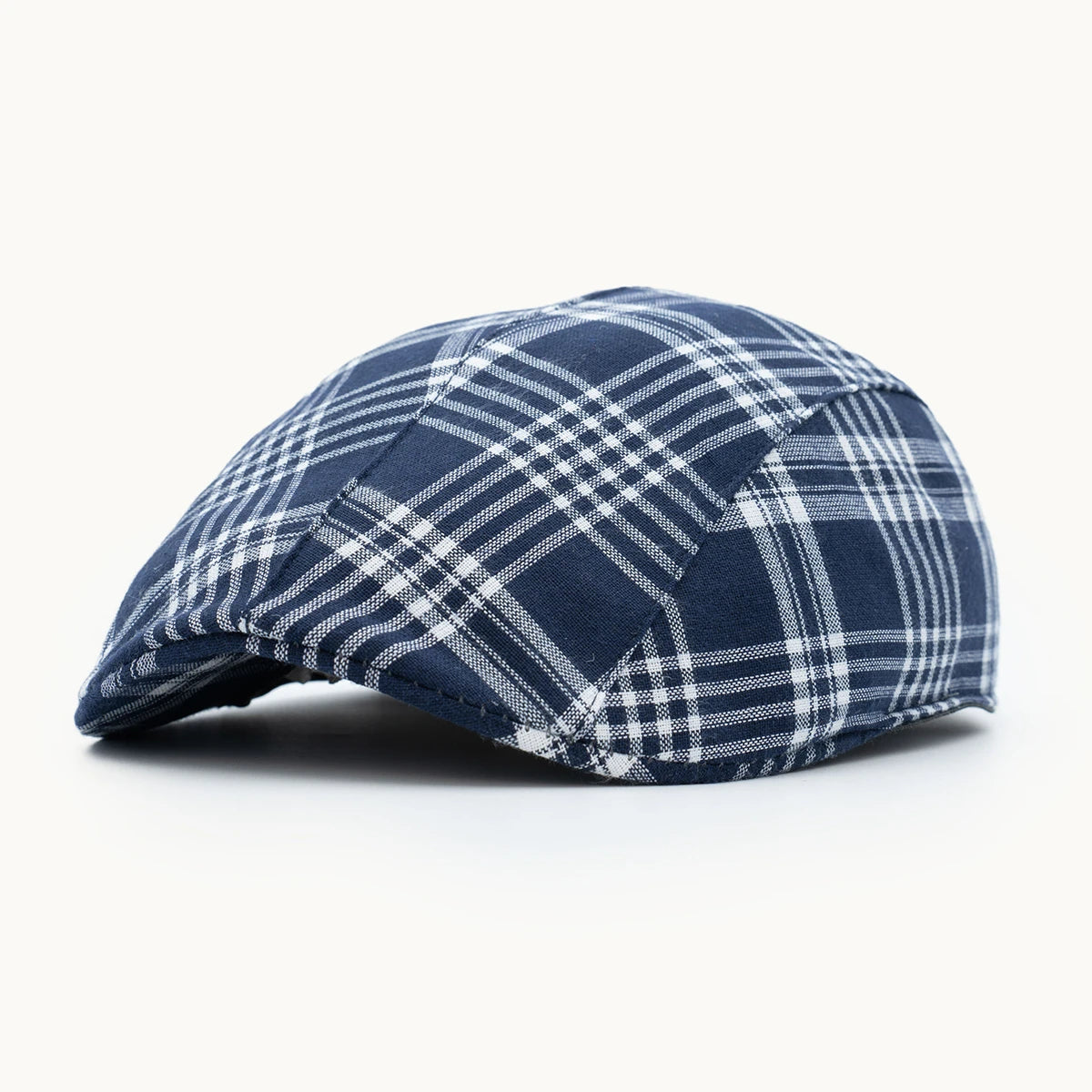 gorra técnica cuadros azul marino Paula Original ligera y resistente