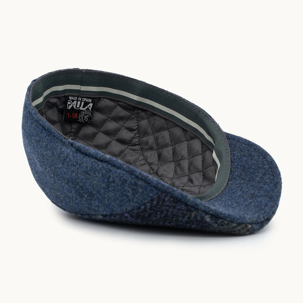 Gorra Paula Original Patchwork Azul Marino vista lateral - sompaula