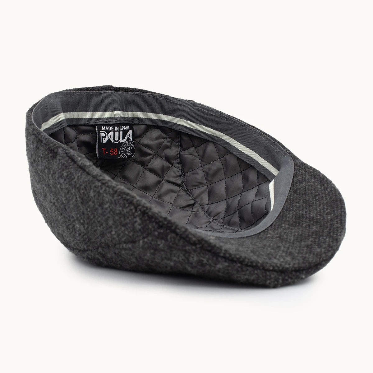 Gorra Paula Original Heather Gris Antracita vista lateral - sompaula