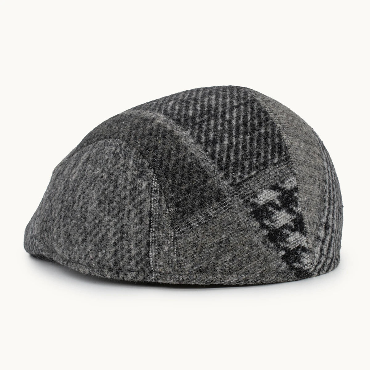 Gorra Paula Original Patchwork Gris Claro vista lateral - sompaula