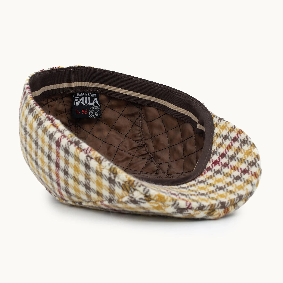 Gorra Paula Original Equestrian Arena y Burdeos vista lateral - sompaula