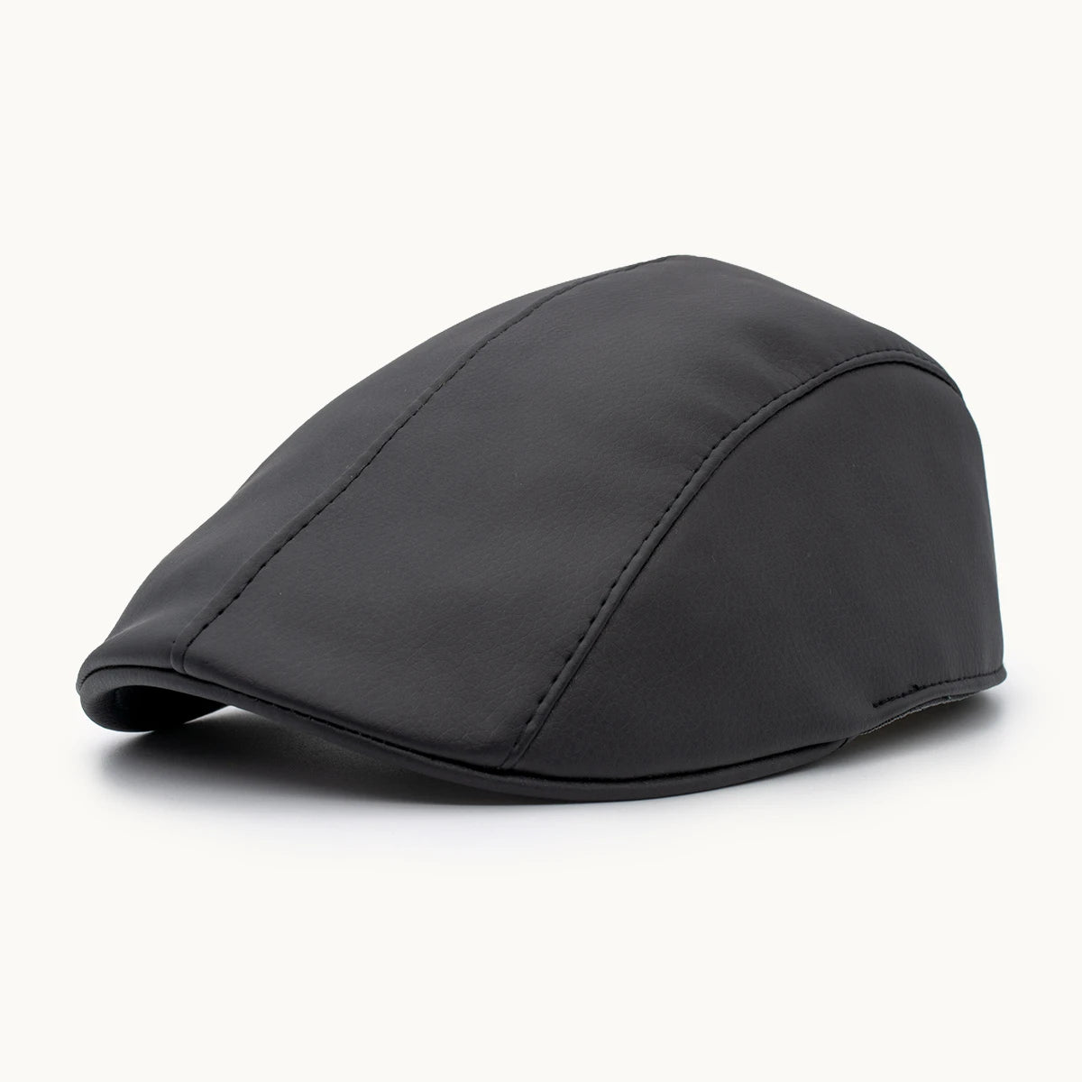 Gorra Paula Original Faux Leather Negro vista frontal - sompaula