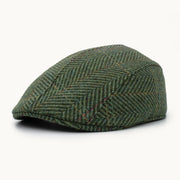 Gorra Paula Original Herringbone Verde Bosque vista frontal - sompaula