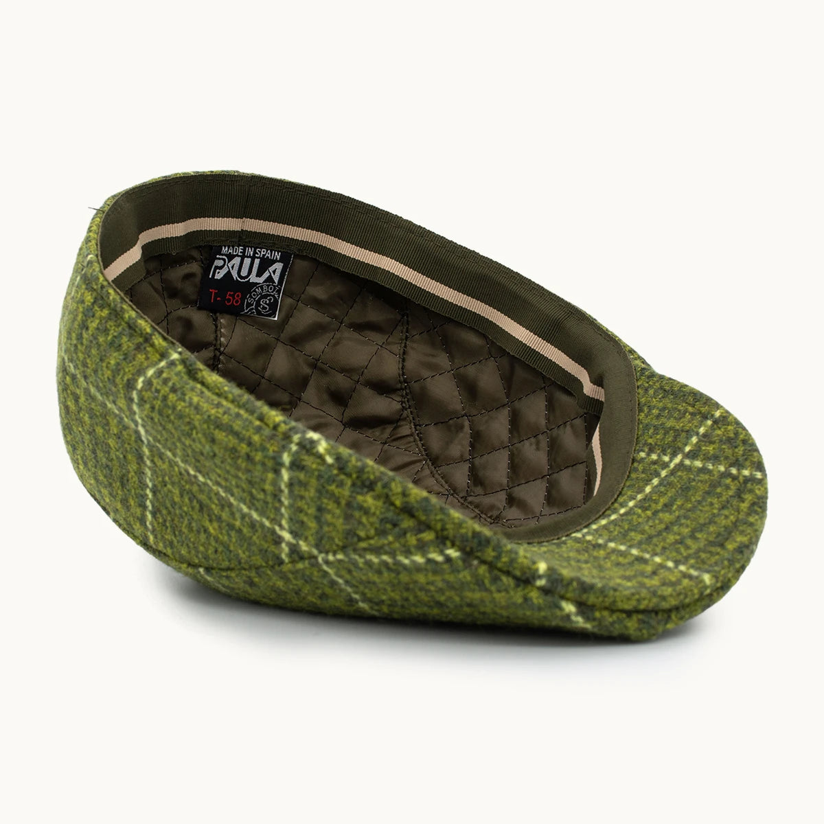 Gorra Paula Original Heritage Verde Campo vista lateral - sompaula