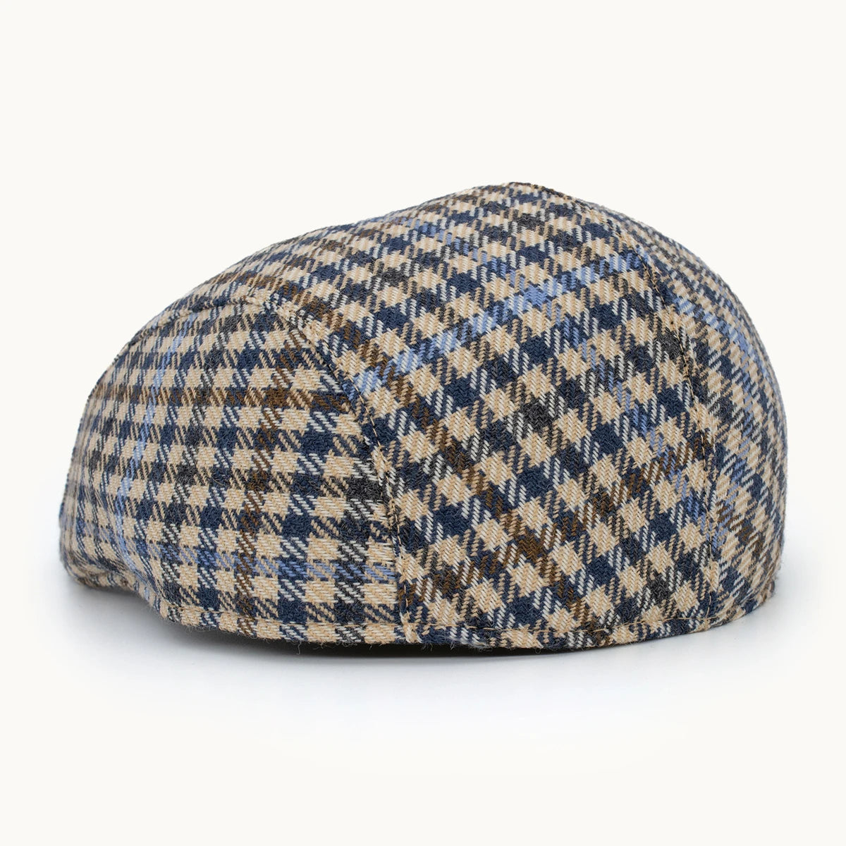 Gorra Paula Original Equestrian Azul y Arena vista lateral - sompaula