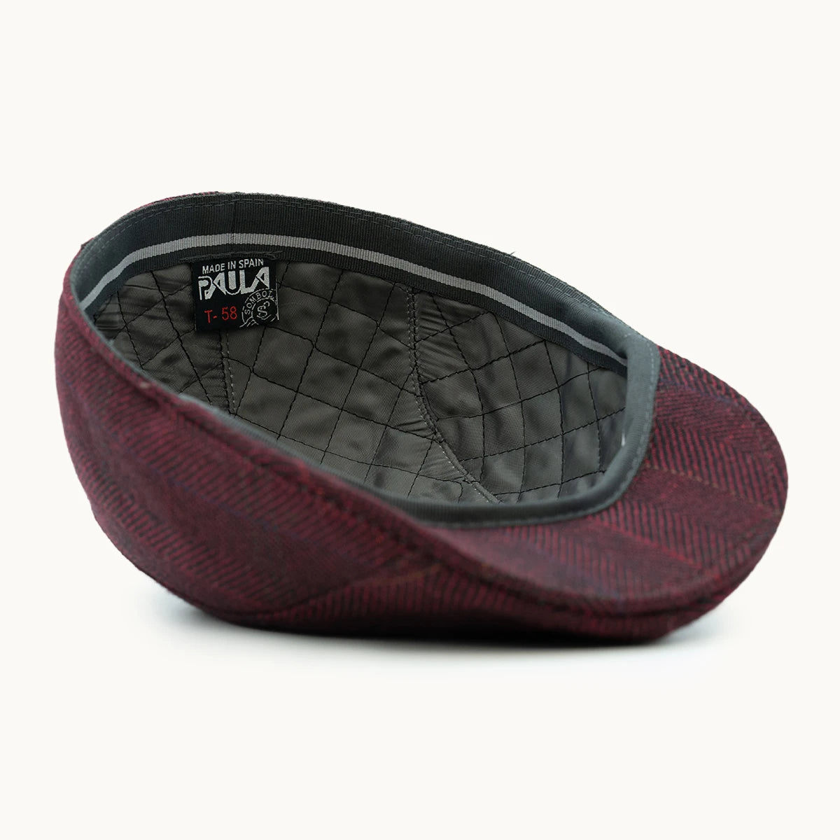 Paula Original Herringbone Cashmere Burdeos