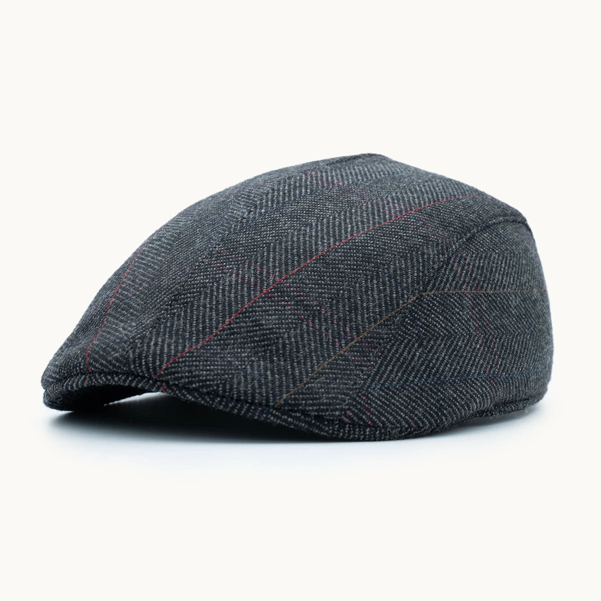 Gorra Paula Original Herringbone Cashmere Gris Antracita vista frontal - sompaula