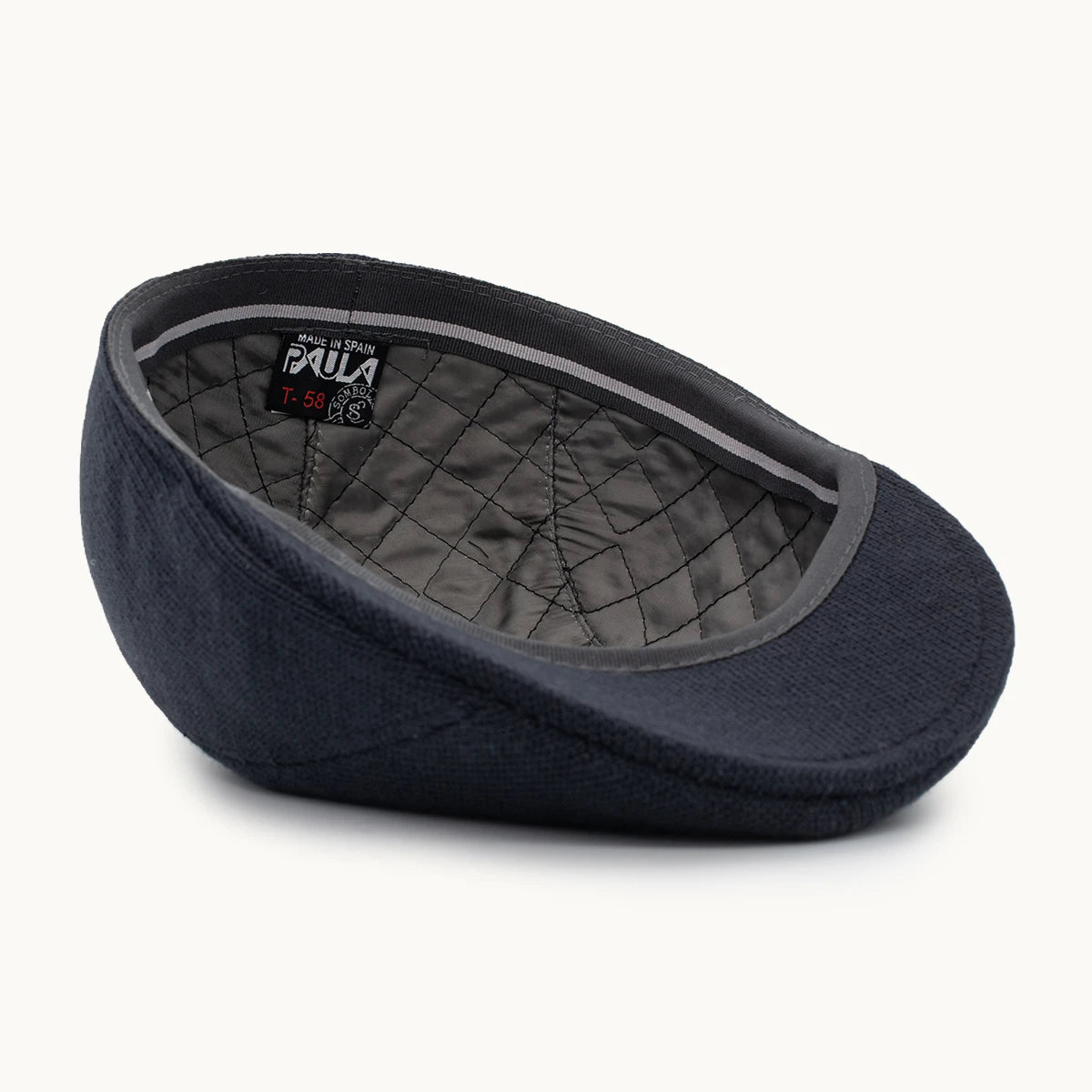 Gorra Paula Original Cotton Punto Azul Marino vista lateral - sompaula