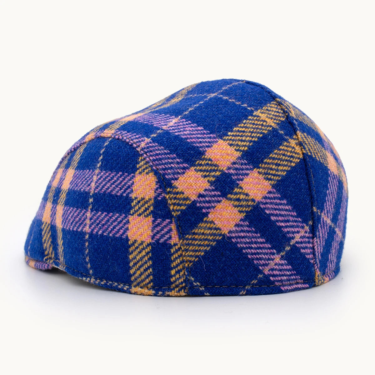 Gorra Paula Original Heritage Azul Eléctrico y Naranja vista lateral - sompaula