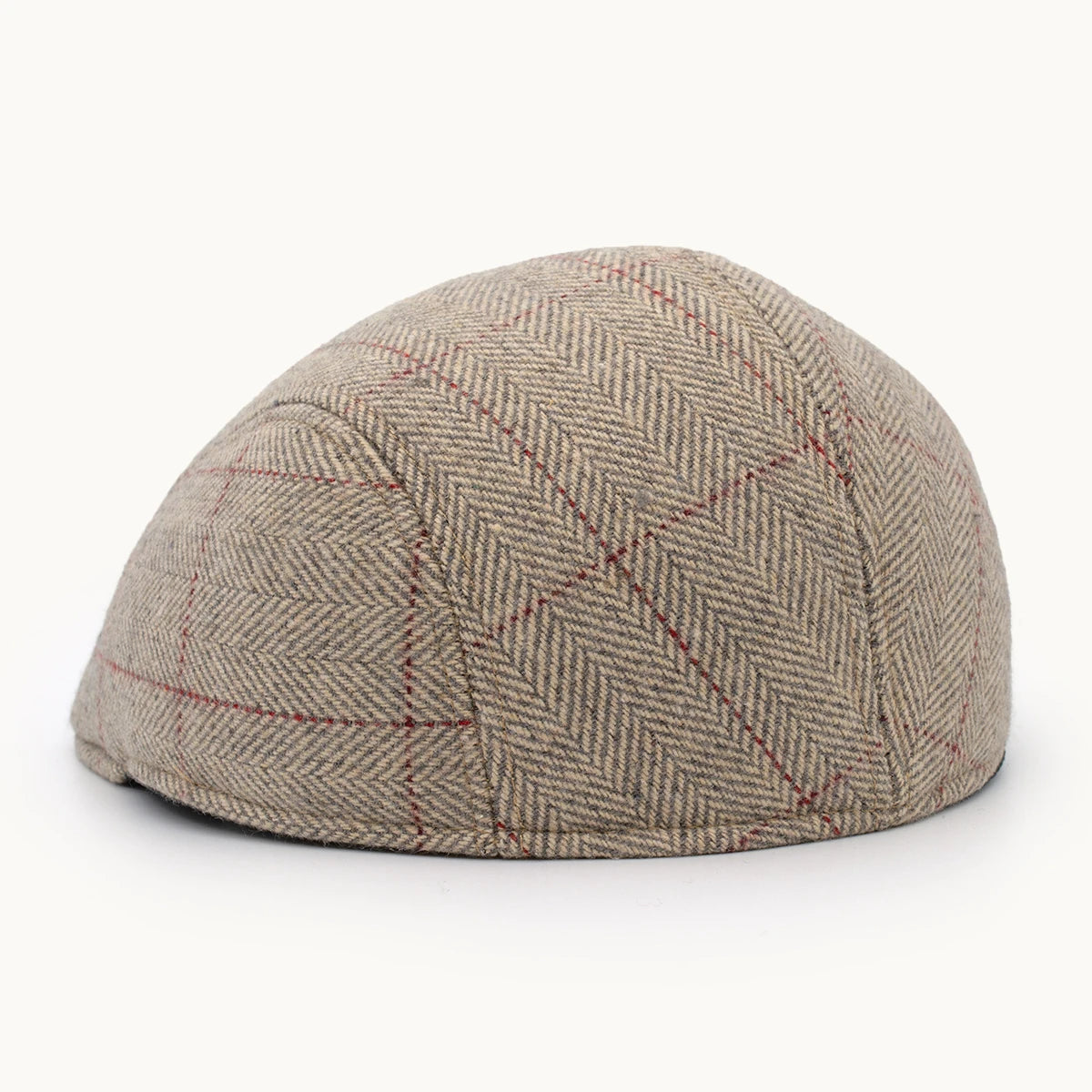 Gorra Paula Original Herringbone Gris Claro vista lateral - sompaula