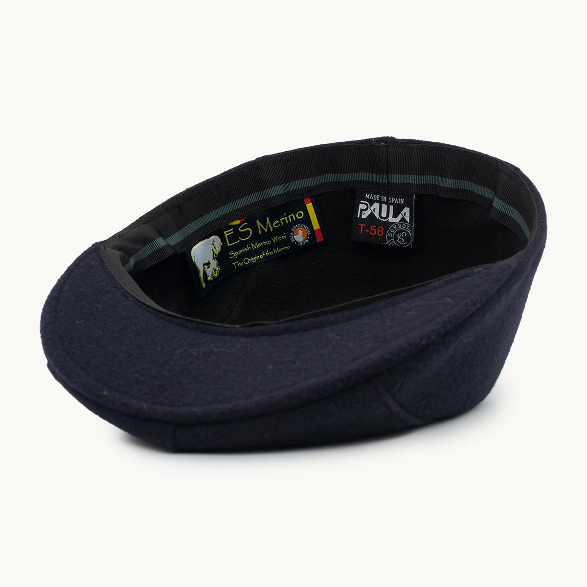 Gorra Paula Original Merino Azul Marino vista lateral - sompaula