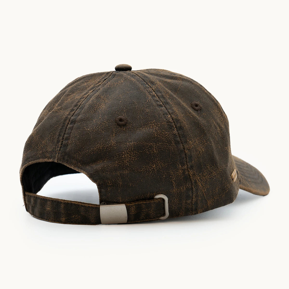 Gorra Paula Clásic Technical Encerado Marrón vista posterior - sompaula