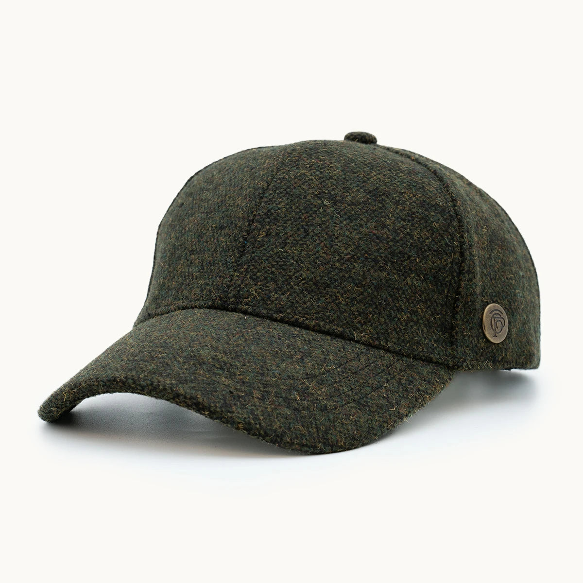 Gorra Paula Clásic Heather Verde Bosque vista frontal - sompaula