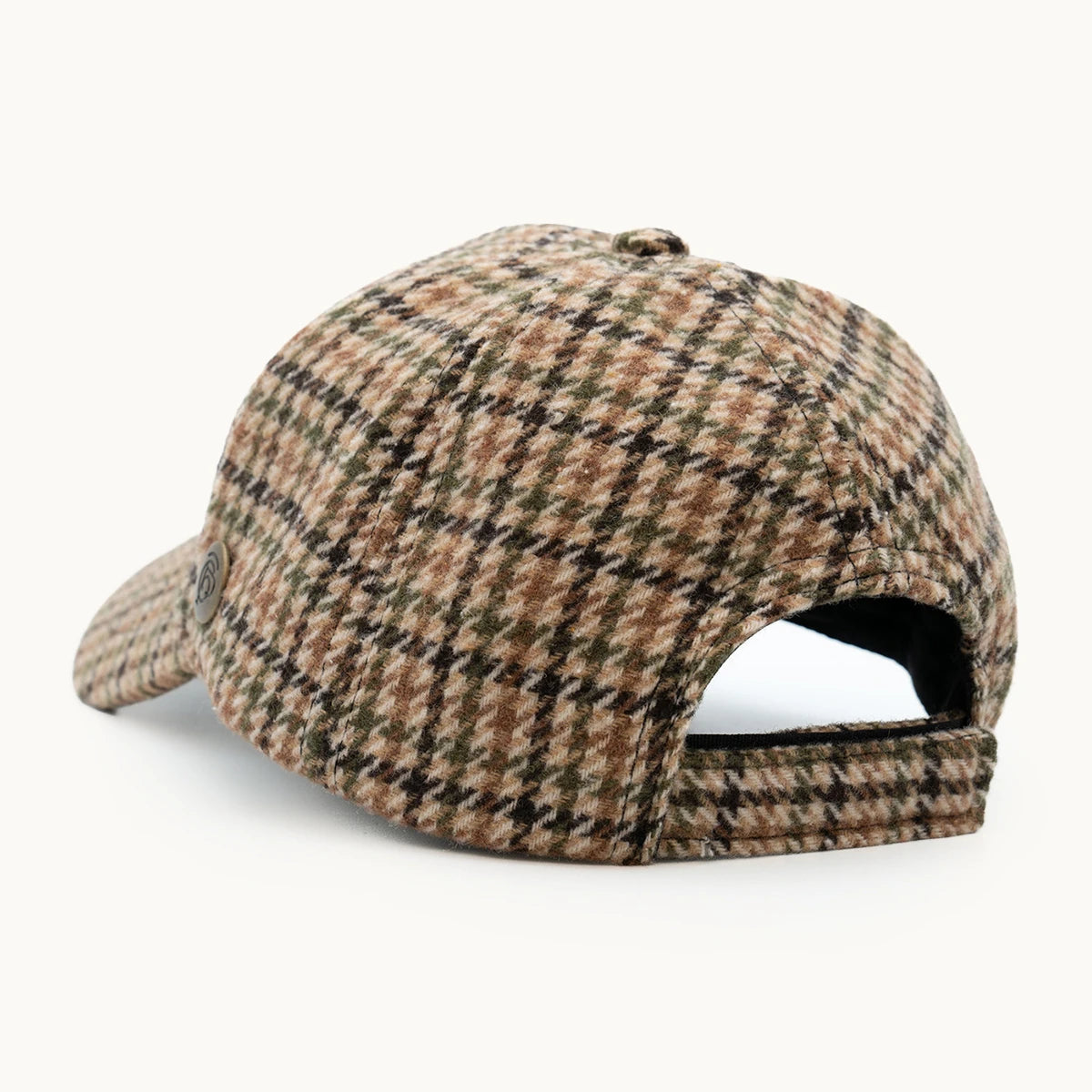 Gorra Paula Clásic Equestrian Beige y Marrón vista posterior - sompaula