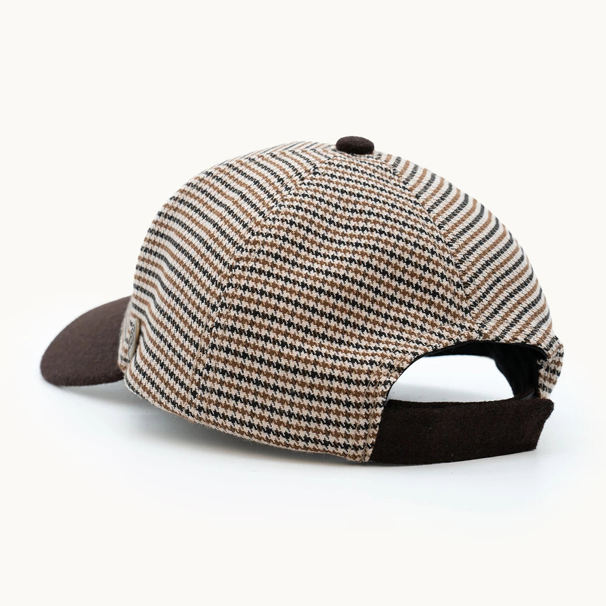 Gorra Paula Clásic Equestrian Beige y Tierra vista posterior - sompaula