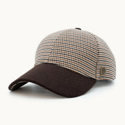 Gorra Paula Clásic Equestrian Beige y Tierra vista frontal - sompaula