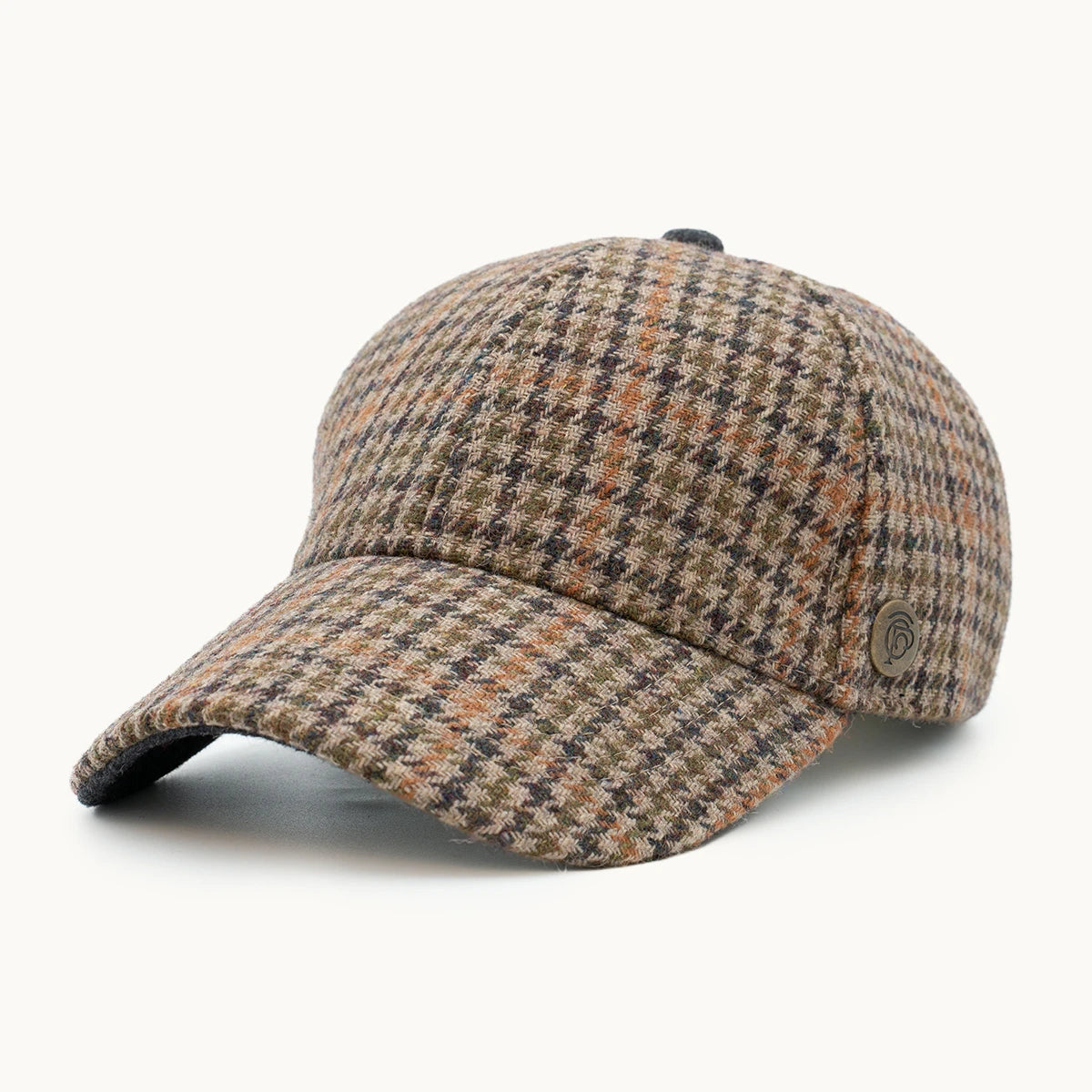 Paula Clásic Equestrian Arena y Marrón - vista frontal | Gorra clásica fabricada en España desde 1961