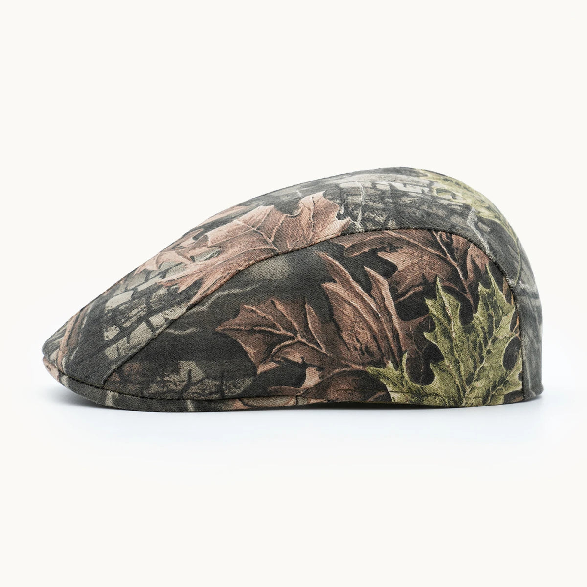 gorra camuflaje bosque vista lateral diseño cómodo y resistente