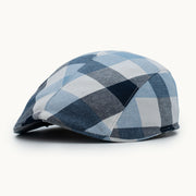 gorra algodón cuadros azul claro Paula Original ligera y estilo clásico