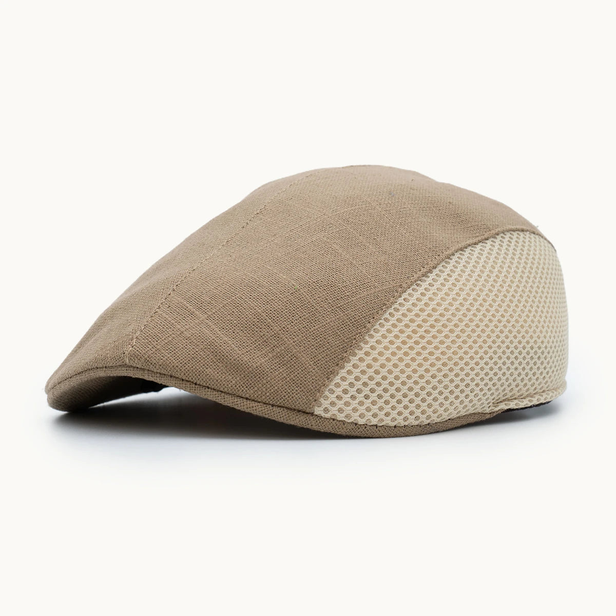 gorra lino arena beige Paula Original transpirable y estilo elegante