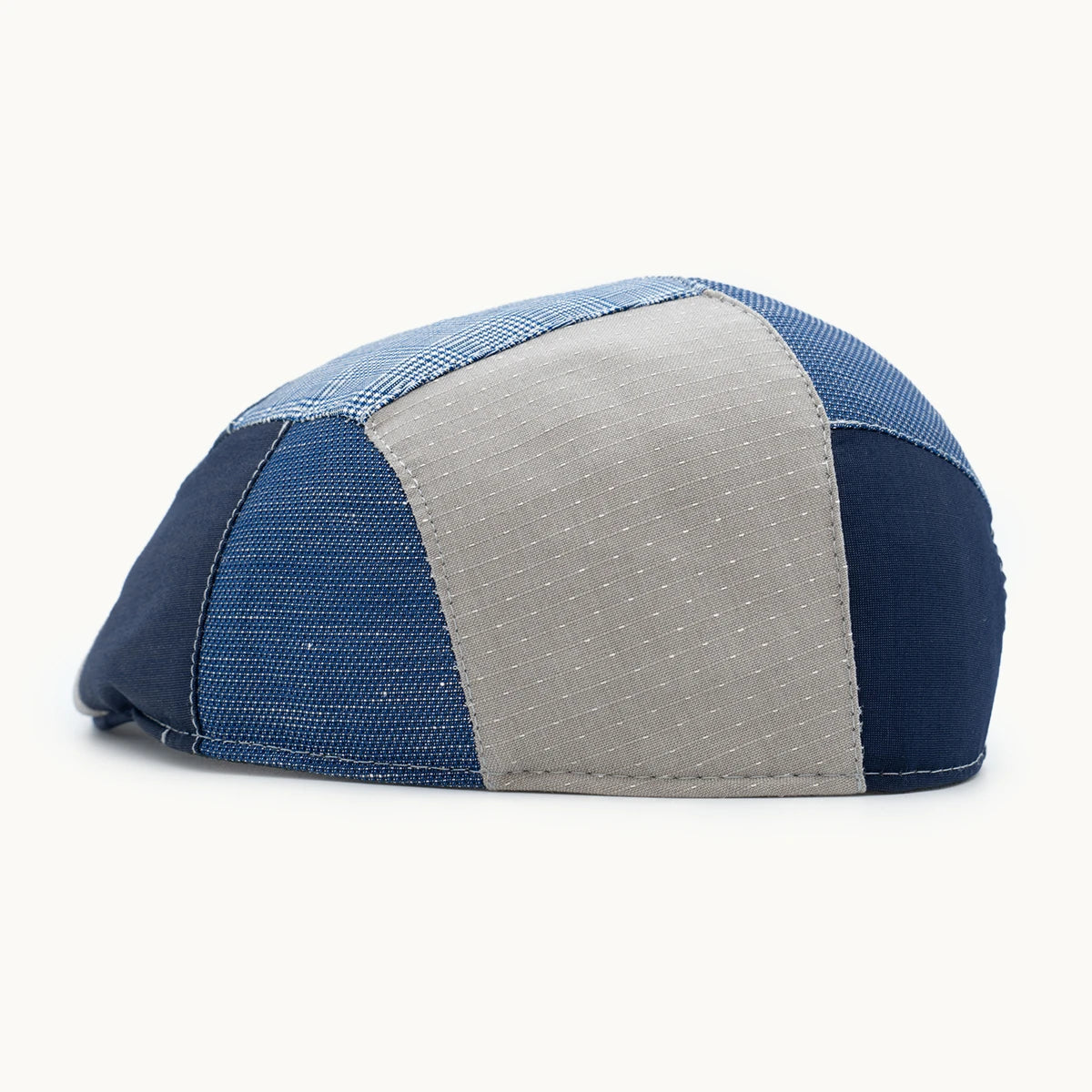 gorra patchwork azul parte trasera ajuste